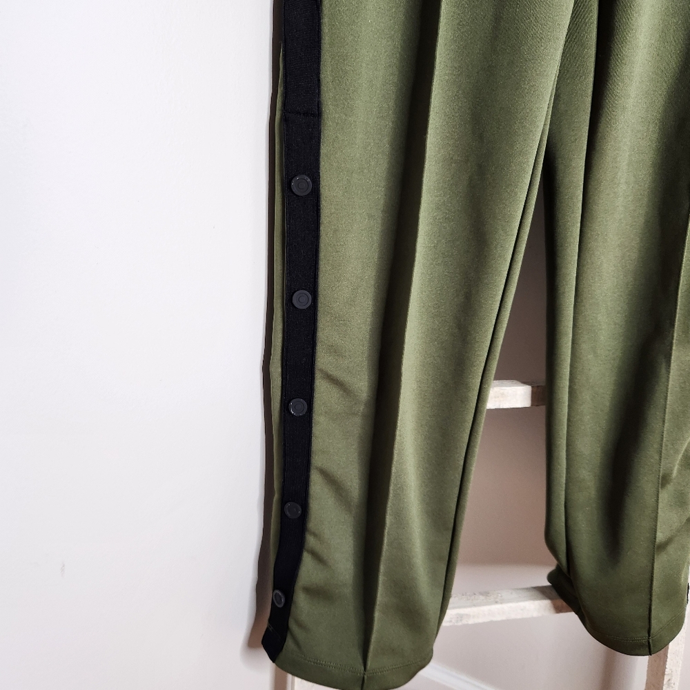 Hunter for Target womens Medium Green black jogger button pants - Picture 3 of 6